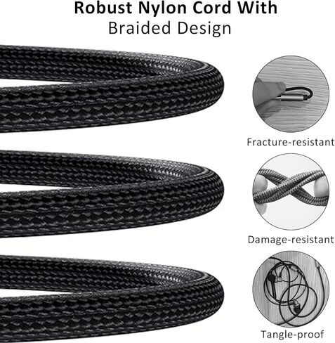 USB C Headphones for Samsung Galaxy A55 A35 A54 A53 S24 Ultra S23 S22 S21 FE S20 Google Pixel 9 Pro/8 Pro/iPhone 15/15 Pro/15 Plus Magnetic Wired Earbuds in-Ear Type C Earphones Mic Volume Control in Kuwait