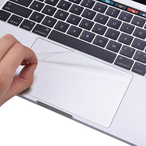 Se7enline Compatible with MacBook 2020-2024 Pro 13" Touch Bar Cover&Track Pad Protector Protective Film Laptop Accessories for M1/M2 Touch Bar Touch ID A2338/A2251/A2289, Clear/Transparent in Kuwait