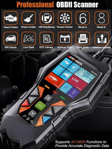 MOTOPOWER MP69040 Car OBD2 Scanner Check Engine Fault Code Reader Diagnostic Scan Tool, Yellow in Saudi Arabia