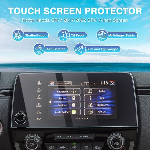Karltys 2 Pack Screen Protector for 2021-2024 Hyundai Elantra 10.25-Inch Touch Screen, 9H Tempered Glass Protector Accessories, Car Radio Screen Cover Anti Fingerprint in Saudi Arabia