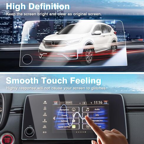 Karltys 2 Pack Screen Protector for 2021-2024 Hyundai Elantra 10.25-Inch Touch Screen, 9H Tempered Glass Protector Accessories, Car Radio Screen Cover Anti Fingerprint in Saudi Arabia