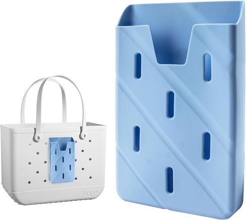 Silicone Phone Holder Charms Compatible for Bogg Bag - Phone Case Holder Charms Accessory Compatible with All Bogg Bags - Cell Phone Holder for Beach Tote Bags - Light Blue in Kuwait