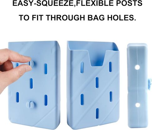 Silicone Phone Holder Charms Compatible for Bogg Bag - Phone Case Holder Charms Accessory Compatible with All Bogg Bags - Cell Phone Holder for Beach Tote Bags - Light Blue in Kuwait