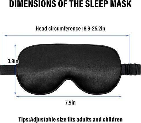 Sleep Mask with Bluetooth Headphones, 3D Sleep Mask Wireless Music Eye Mask for Sleeping Side/Back Sleepers White Noise Sleep Headphones Ultra-Thin Stereo Speakers Gift for Women/Men in Saudi Arabia