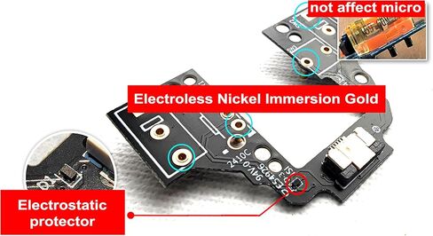Mouse HOTSWAP Button PCB Board for Logitech G Pro X Superlight GPX GPW 2 Mechanical Micro Switch Button Motherboard DIY Repair Part Replacement Compatible in Saudi Arabia