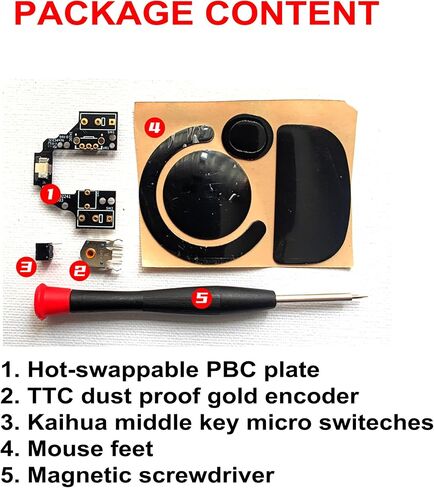 Mouse HOTSWAP Button PCB Board for Logitech G Pro X Superlight GPX GPW 2 Mechanical Micro Switch Button Motherboard DIY Repair Part Replacement Compatible in Saudi Arabia
