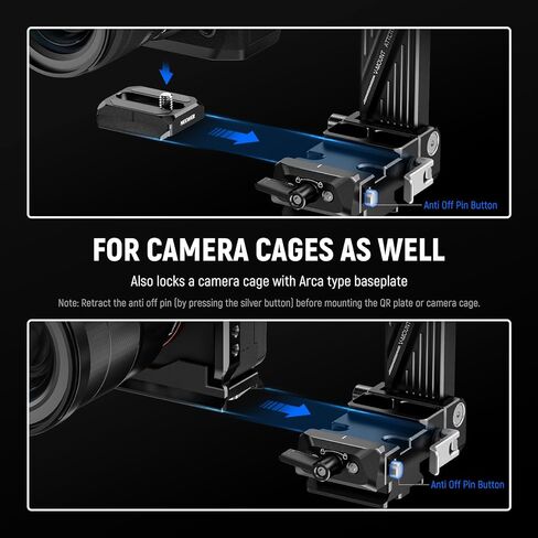 NEEWER Foldable V Mount Battery Plate with Arca Type Baseplate for RS4 Gimbal, Tripod & PD Quick Release Plate, DSLR Camera Video Rig Compatible with SmallRig V Lock Battery & Cage, PS014 in Saudi Arabia