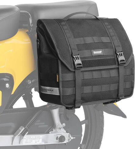 Rhinowalk Motorcycle Saddlebags, Waterproof Saddlebags, Quick Release 25L Motorcycle Single Side Hanging Bag Motorcycle Accessories in Saudi Arabia