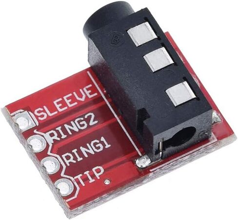10 Pcs TRRS 3.5mm Audio Jack Breakout Board Headphone Video MP3 Jack Socket Module for Arduino in Saudi Arabia