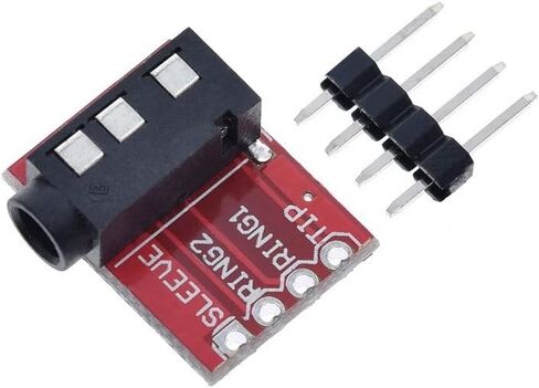 10 Pcs TRRS 3.5mm Audio Jack Breakout Board Headphone Video MP3 Jack Socket Module for Arduino in Saudi Arabia