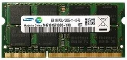 وحدة ذاكرة Samsung 8GB DDR3 SO-DIMM 8 جيجابايت 1600 ميجاهرتز - وحدات الذاكرة (8 جيجابايت، 1 × 8 جيجابايت، DDR3، 1600 ميجاهرتز، 204-Pin SO-DIMM) in Saudi Arabia