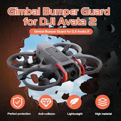 Avata 2 Gimbal Bumper Guards Protector Bar Aluminum Alloy Anti-Collision Lens Protector for DJI Avata 2 Drone Accessories in Kuwait