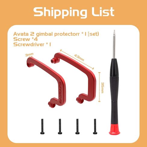 Avata 2 Gimbal Bumper Guards Protector Bar Aluminum Alloy Anti-Collision Lens Protector for DJI Avata 2 Drone Accessories in Kuwait