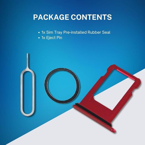 E-repair SIM Card Tray Holder with Rubber Waterproof Ring Replacement for iPhone 8 (4.7 inch) (Rose Gold) in Kuwait