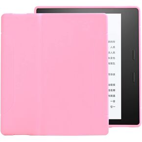 Young me Kindle Oasis Case (9th Generation, 2017 Release) - Slim Fit TPU Gel Protective Cover Case for All-New Kindle Oasis E-Reader 7" (Pink)