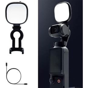 OSMO Pocket 3 Small Auxiliary Light, LED Video Light Auxiliary Lighting Filming Light 180 mAh Rechargeable for DJI Pocket 3, with Type-c Charging