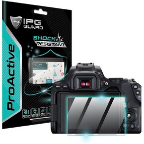 IPG ProActive for CANON Eos R100 Camera Display (2 Units) 9H Hardness Screen Protector Smooth Glass Touch Ultra Responsive High Clarity Anti Scratch Smudge & Shock Proof Nano Technology Guard for Eos R100