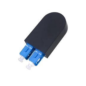 Xunsomten-1PC Single Mode SC/UPC Fiber Optic Loopback Adapter Cable, Duplex SC Connectors Singlemode 9/125 Test Plug for Testing Applications