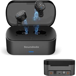 Wireless Earbuds for Tv Listening Watching with Transmitter Charging Dock,2024 New TWS Ture Wireless Earbuds for tv with Transmitter Set,Optical,3.5mm AUX,RCA,Plug n Play,60ft Long Range