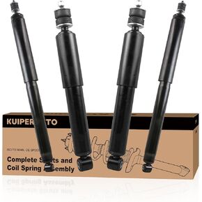 KUIPERAUTO 37132 344374 37131 344367 Front+Rear Suspension Struts Shocks Shock Absorbers Compatible for Ford F-150 RWD 1998 1999 2000 2001 2002 2003 (Set of 4)