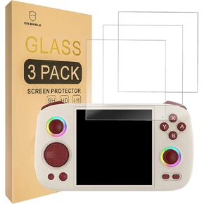 Mr.Shield Screen Protector compatible with ANBERNIC RG Cube [Tempered Glass] [3-PACK] [Japan Glass with 9H Hardness]