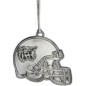 Utah Valley University Wolverines Logo NCAA Silver Ornament