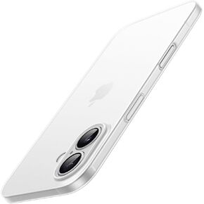 JETech Ultra Slim (0.35mm Thin) Case for iPhone 16 6.1 inch, Camera Lens Full Protection, Lightweight Matte Finish PP Hard Minimalist Cover (Black)