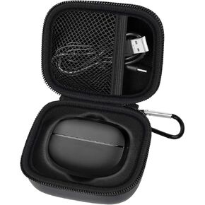 حافظة PAIYULE متوافقة مع سماعات الأذن Bose Ultra Open، حامل تخزين سماعات الأذن بمشبك لاسلكي مفتوح للأذن لصندوق الشحن، جيب شبكي منظم لسماعات الرأس OpenAudio لـ USB-C (حقيبة فقط) أسود in Kuwait