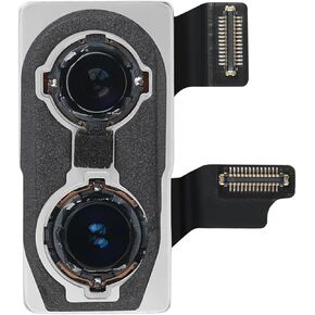 for iPhone Xs/Xs Max OEM Main Back Rear 12MP Camera Replacement Dual Optical Image Stabilization Smart HDR for Photos Metal Case Flex Cable Connector Repair A1921 A2101 A2102 A2103 A2104