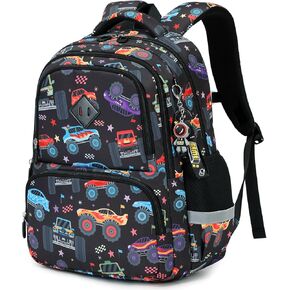 MUSEVOS Kids Backpack, Kawaii Printed Girls Bookbags for Preschool, Lightweight School Backpack for Primary and Elementary and Kindergarten, Waterproof Teen Backpacks, Pink/Rainbow