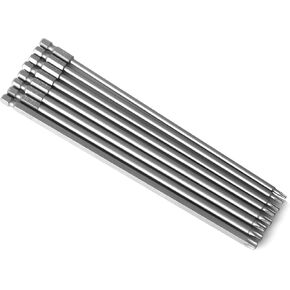 8pcs Long Screwdriver Bit, 20cm/7.9" Screw Driver bit Set Magnetic Security Torx Bit Set 1/4" Hex Shank Plum Blossom Head Screw Driver Drill Bits for T8, T10,T15,T20,T25,T27,T30,T40