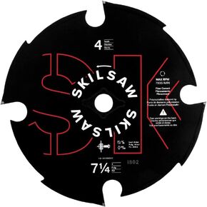 SKIL SPT1001 7-1/4" 4T Fiber Cement Blade for SKIL Sidewinder Circular Saw SPT67FMD