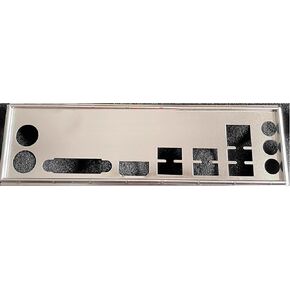 I/O IO Shield Motherboard Backplate Chassis Blank Replacement for MSI A320M-A Pro AMD A320 AM4 Micro ATX DDR4-SDRAM Motherboard Rear Baffle
