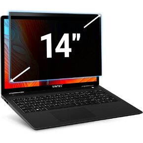VINTEZ 24 Inch Removable Computer Privacy Screen Filter for 16:9 Widescreen Computer Monitor and Laptop - Anti-Scratch - Easy On/Off Protector Film - Data Confidentiality Shield