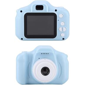 A sixx 1080P Kid Camera, Kid Camcorder, 12Mp 32G Memory Card for Girls Birthday for Birthday Christmas New Year Gift(Blue)