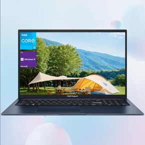 ASUS أحدث كمبيوتر محمول Vivobook 17 للأعمال، شاشة FHD مقاس 17.3 بوصة، الجيل الثاني عشر Intel Core i3-1215U، ذاكرة الوصول العشوائي 20 جيجابايت، 1 تيرابايت SSD، HDMI، كاميرا ويب، واي فاي، Windows 11 Pro، أزرق