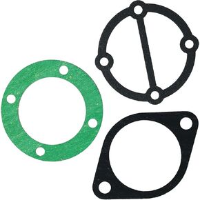 1set Upper/Middle/Lower Air Compressor Paper Gasket,Air Compressor Valve Plate Head Gasket,Air Compressor Valve Plate Replacement Kit(#6,Black/Green)