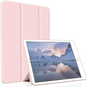 Case for iPad Mini 4 (2015 Released), Lightweight Slim Auto Sleep/Wake Trifold Stand Smart Cover, Soft TPU Case for iPad Mini 4th Generation 7.9 Inch, Pink