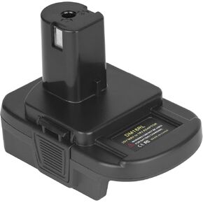 Battery Adapter for Dewalt to Ryobi 18V Battery, Adapter with USB Port Compatible for Dewalt 20V & Milwaukee M-18 18V Lithium Battery, Convert to Ryobi Battery