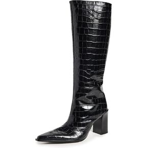 SCHUTZ Women's Raffaela Up Croco Block Boots