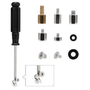 46PCS NVME M.2 SSD Mounting Screws M.2 SSD Screw Kit for Asus Gigabyte ASRock Msi Motherboards