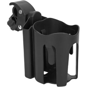 Stroller Cup Holder for Bikes Trolley, Fixed Adjustment Cup Phone Holder for Walkers Wheelchairs Bikes Carts Kayaks Motorcycles - Can Hold Both Bottles and Phones at The Same Time