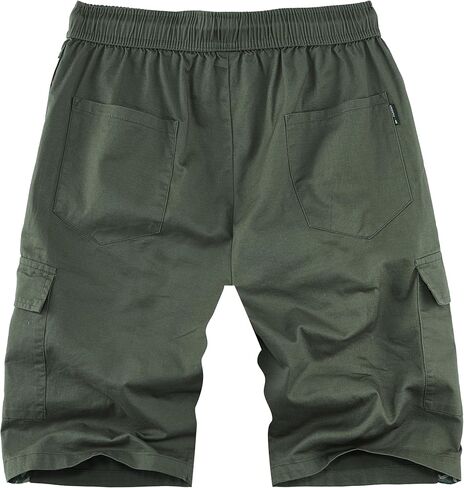 APTRO Men's Elastic Waistband Cotton Cargo Shorts Relaxed Fit Summer Casual Shorts A901 Gray Camo S in Saudi Arabia