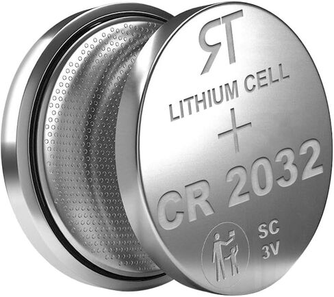بطاريات Rome Tech لمراقبة نسبة الجلوكوز في الدم CR2032 متوافقة مع ONETOUCH Ultra 2، ONETOUCH Verio Reflect - بطارية CR 2032 لجهاز قياس الجلوكوز - بطارية CR2032 لمراقبة نسبة السكر في الدم (عبوتان) in Kuwait