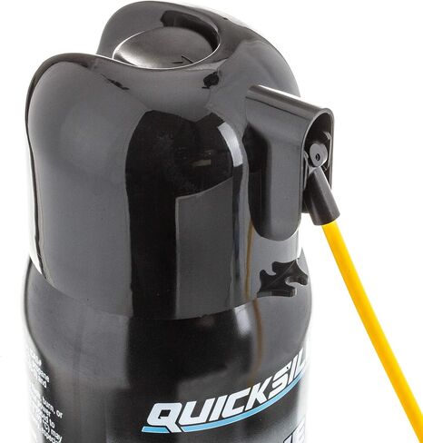 منظف ​​المحرك الداخلي Quicksilver 858080Q03 Power Tune لمحركات الغاز ذات الشوطين والرباعي الأشواط والمحقنة بالوقود - 12 أونصة. in Saudi Arabia