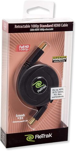 كابل ReTrak القابل للسحب من HDMI إلى Mini HDMI (من A إلى C) (ETCABLEHDAC) in Kuwait