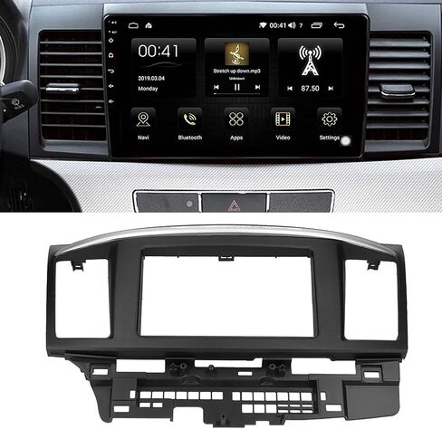 Dash Kit Car Stereo Double Din, 2DIN Dash Kit Car DVD Navigation Stereo Refitting Fascia Replacement for Lancer/Galant Fortis/Proton Inspira in Saudi Arabia