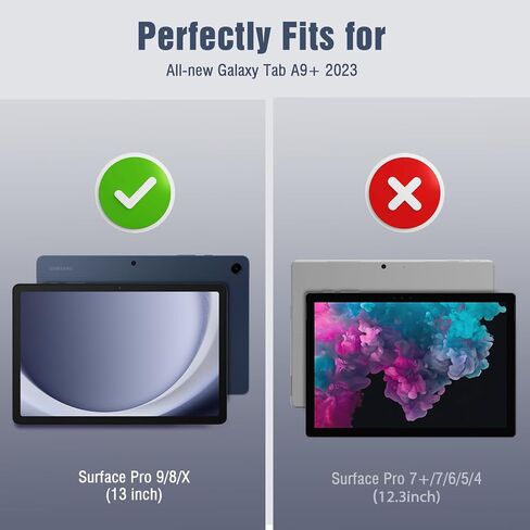 مجموعة واحدة من واقي شاشة الخصوصية من TiMOVO لجهاز Galaxy Tab A9+ 11 2023، زجاج مقوى مضاد للتجسس، صلابة 9H، خالية من الفقاعات in Saudi Arabia