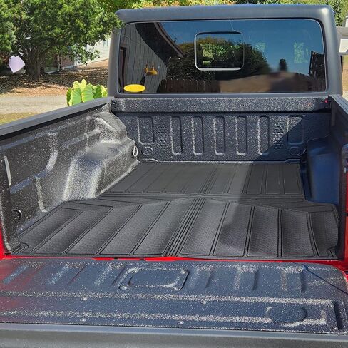Truck Bed Mats Compatible with 2019-2024 Chevy Silverado 1500 & GMC Sierra 1500 Crew Cab 5.8Ft Short Bed, TPE All-Weather Rubber Truck Bed Liner Pickup Truck Accessories in Saudi Arabia