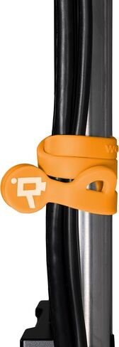 Wooden Camera Cine Magnetic Silicone Cable Ties, Cord Organizer, Set of 5 (Neon Orange, 175mm) in Saudi Arabia